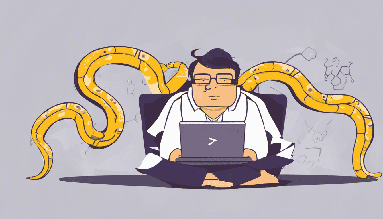 526783 Lazy tired data scientist with python on his neck xl-1024-v1-0